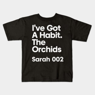 Sarah 002 - I've Got A Habit - Minimalist Fan Design Kids T-Shirt